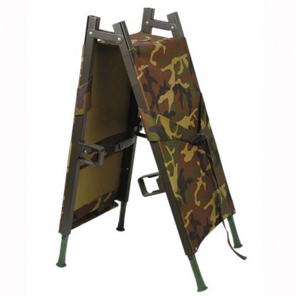 First aid military two foldable stretcher with telescopic handle with handles