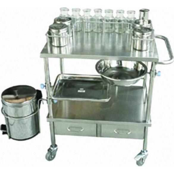 Stainless Steel Medical Trolley CM-SM-020