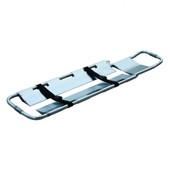 Aluminum alloy Scoop Stretcher can be foldaway with safety stretcher belt