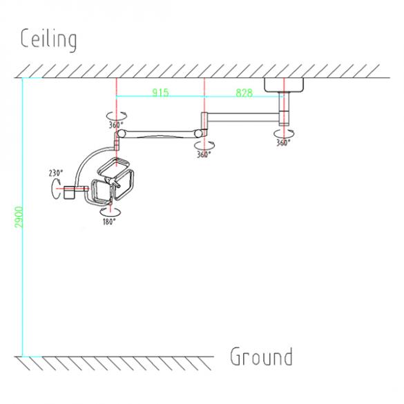 HF-L3C LED Operating Lamp