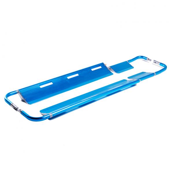 Aluminum alloy Scoop Stretcher can be foldaway with safety stretcher belt