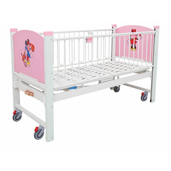 One Function Manual Epoxy Painted Steel Children Bed CM-C-2A 