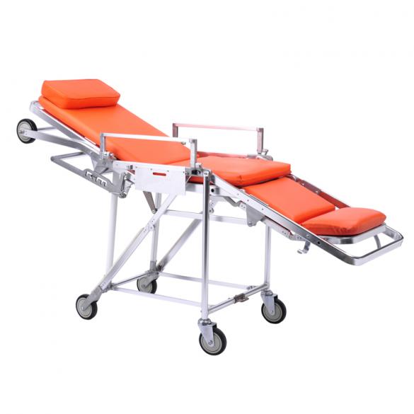 Used ambulance equipment folding stretcher chair trolley