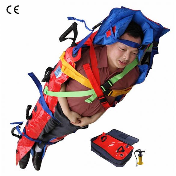 Vacuum mattress with head immobilizer