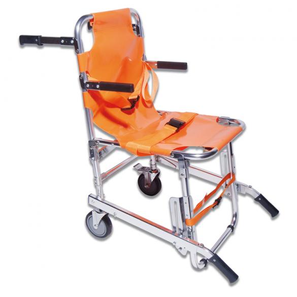 Ambulance Material Folding Stair Chair Stretcher with PVC Mattress
