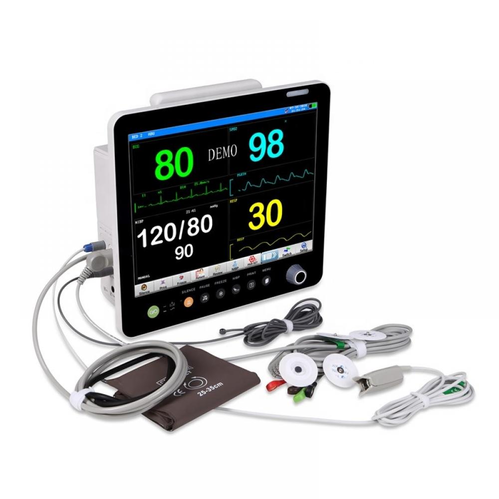 Multi-Parameters ICU Vital Signs Patient Monitor Portable Patient ...