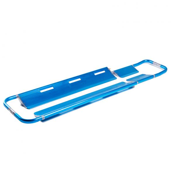 Aluminum alloy Scoop Stretcher can be foldaway with safety stretcher belt