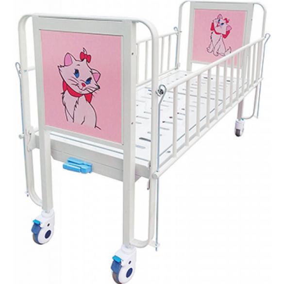 One Function Manual Epoxy Painted Steel Children Bed CM-C-2
