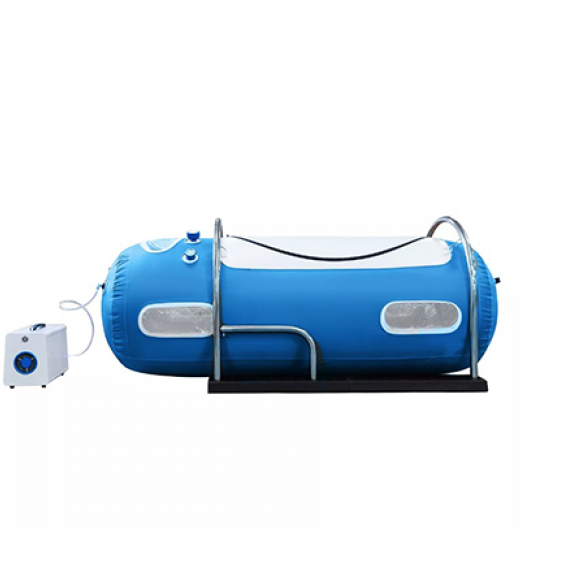 Portable lying hyperbaric chamber oxygen therapy