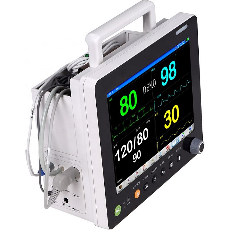 Multi-Parameters ICU Vital Signs Patient Monitor Portable Patient ...